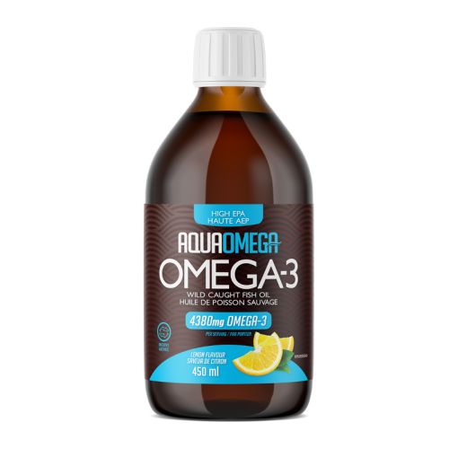 AquaOmega Omega-3 High EPA Lemon, 450ml
