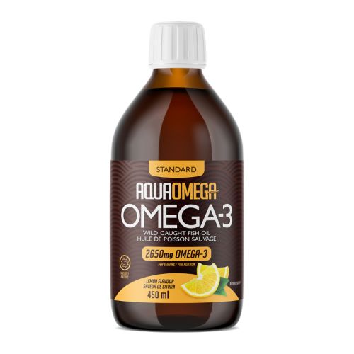 AquaOmega Omega-3 Standard Lemon, 450ml