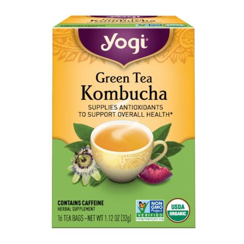 076950650213 Yogi Organic Teas Green Tea With Kombucha