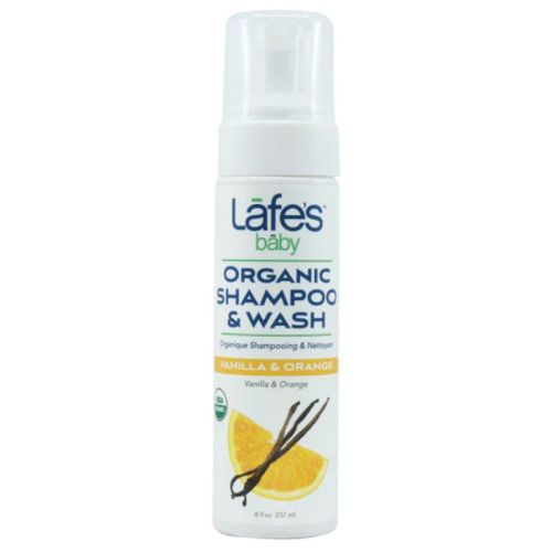 Lafe's Body Care Shampoo & Wash Vanilla & Orange, 237ml