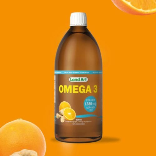 Land Art Omega-3 Cold Pressed Oil, 500ml