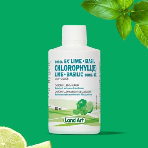 Land Art Chlorophyll(e) Conc. 5X Basil-Lime, 500ml