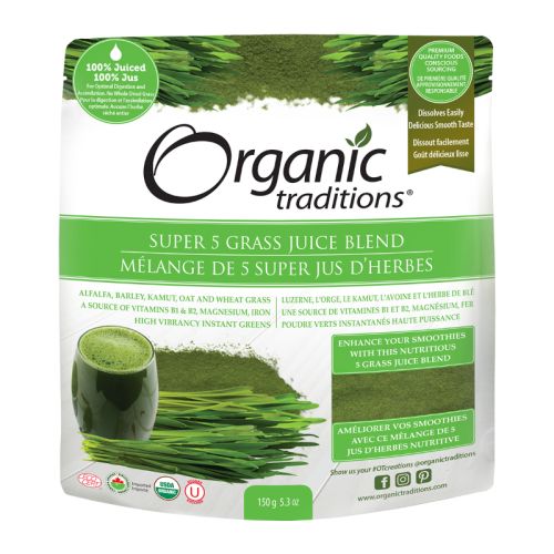 Organic-Super-5-Grass-Juice-Blend-150g