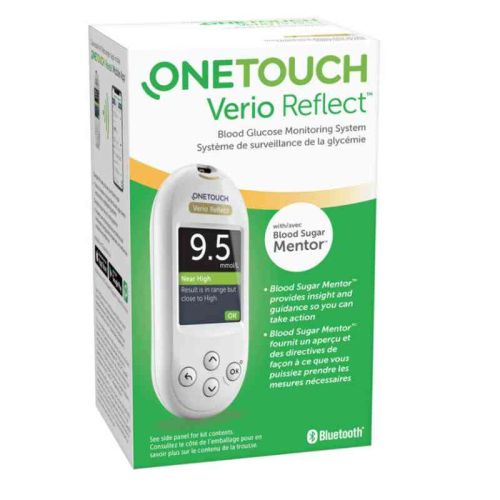One Touch Verio Reflect Blood Glucose Monitoring System, 1 Kit