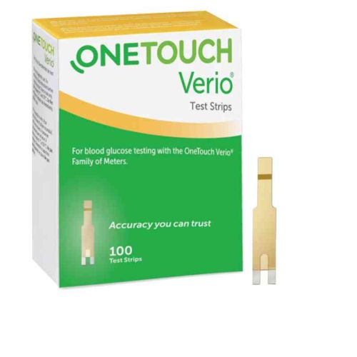 One Touch Verio Test Trips, 100 Test Strips