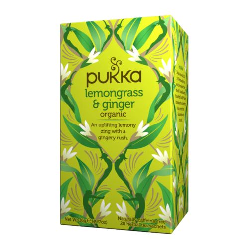Pukka Organic Lemongrass & Ginger, 20 Tea Bags