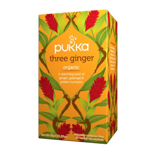 Pukka Organic Three Ginger, 20 Tea Bags