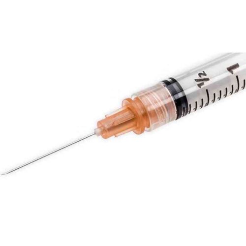 BD Integra Retracting Needle Syringe 3cc 25G x 1 in., Box of 100