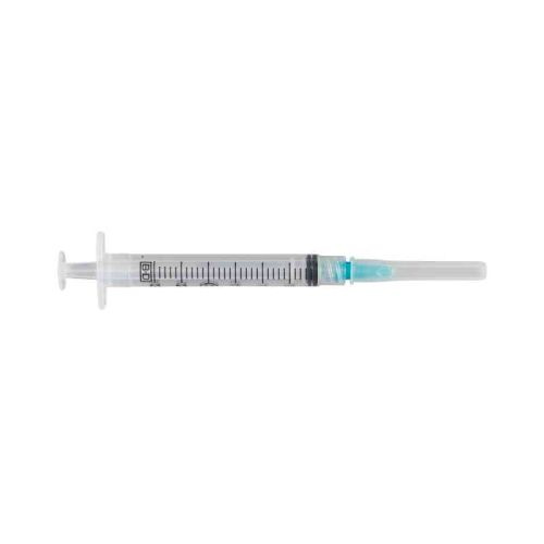 BD Syringe W Needle PrecisionGlide 3 mL 23G x 1 In., 100 Count