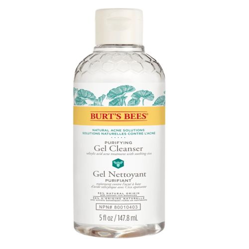 Burt's Bees Natural Acne Solutions Purifying Gel Cleanser With Soothing Cica, 147.8 ml