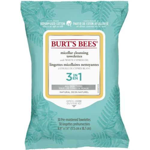 Burt's Bees Micellar Cleansing Towelettes, 30ct