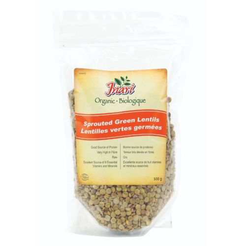 Org Green Lentils Sprouted 500g