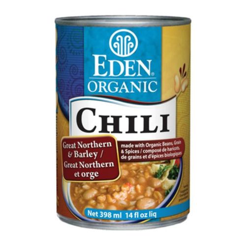 Eden Foods Organic Chili Great Northerns & Barley 398mL