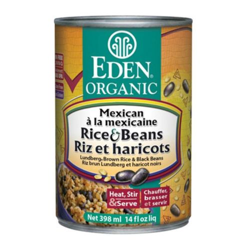 Eden Foods Organic Mexican Rice & Beans 398mL