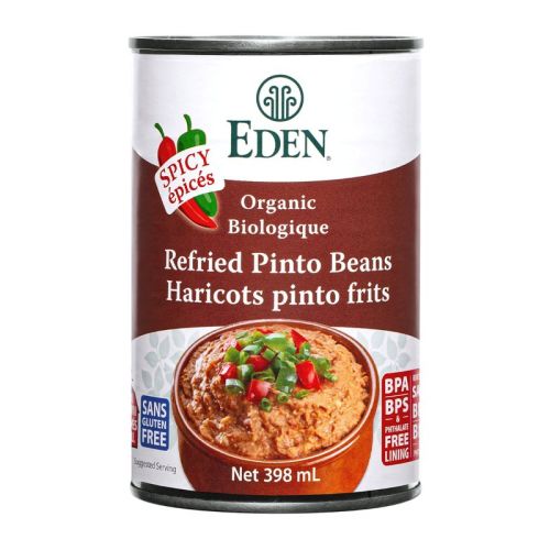 Eden Foods Organic Spicy Refried Pinto Beans 398mL