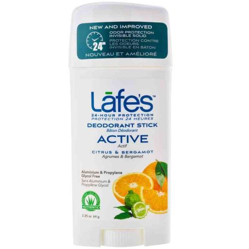 Lafe's Body Care Stick Deodorant Citrus + Bergamot, 64g