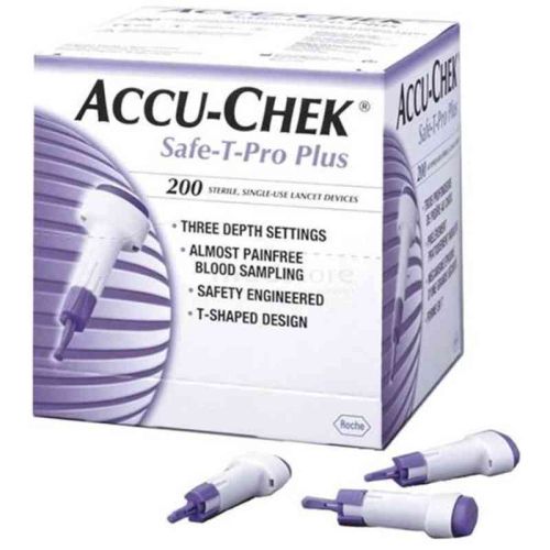 Accu-Chek Safe T Pro Plus Lancet Devices, 200 Lancing Devices