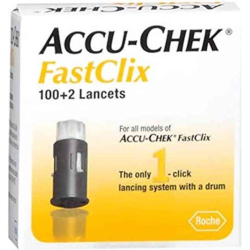 Accu-Chek Fastclix Lancet, 102 Lancets