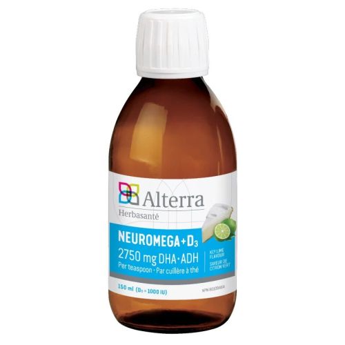 Herbasante Neuromega + D3 - Lime, 150 ml