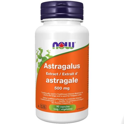 Now Foods Astragalus Extract 500 mg, 90 Veg Capsules