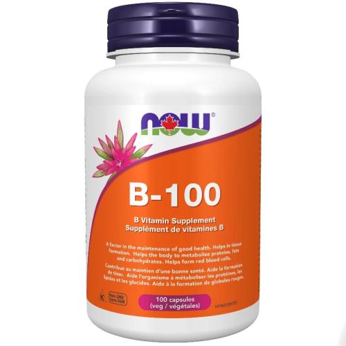 Now Foods B-100, B Vitamin Supplement Veg Capsules