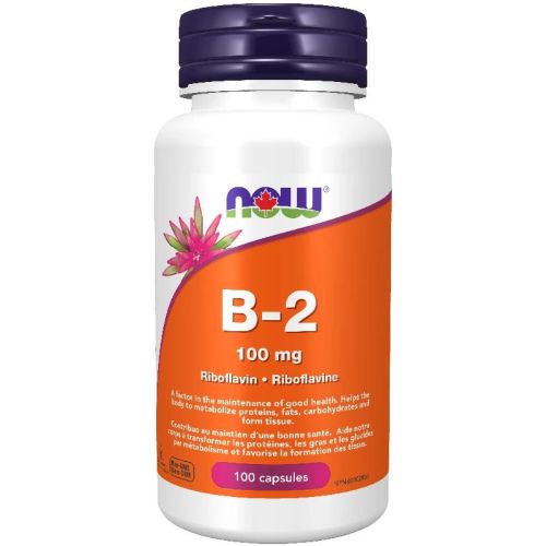 Now Foods B-2 100 mg, 100 Capsules