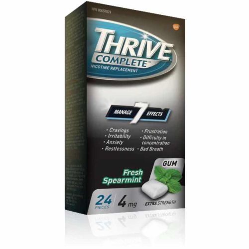 Thrive Complete 4mg Nicotine Replacement Gum Spearmint, 24s
