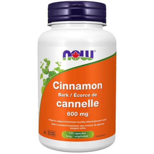 Now Foods Cinnamon 600 mg, 120 Veg Capsules
