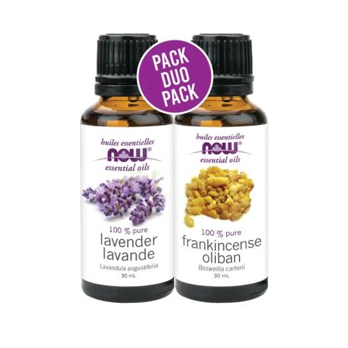Now Foods Frankincense & Lavender DuoPack – limited quantities, 2 x 30 mL