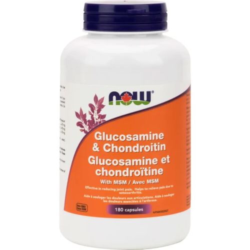 Now Foods Glucosamine & Chondroitin Plus MSM, 180 Capsules