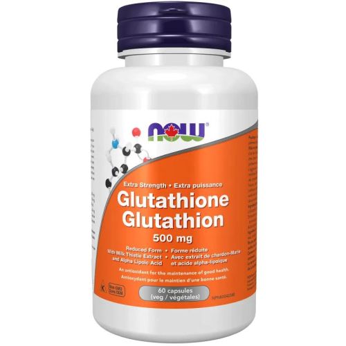 Now Foods Glutathione 500 mg, 60 Veg Capsules