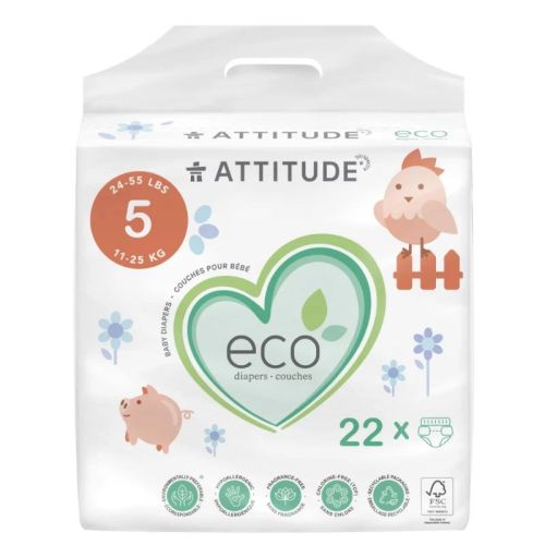 626232162509 Attitude Baby Diapers Junior Size 5(10-25kg)