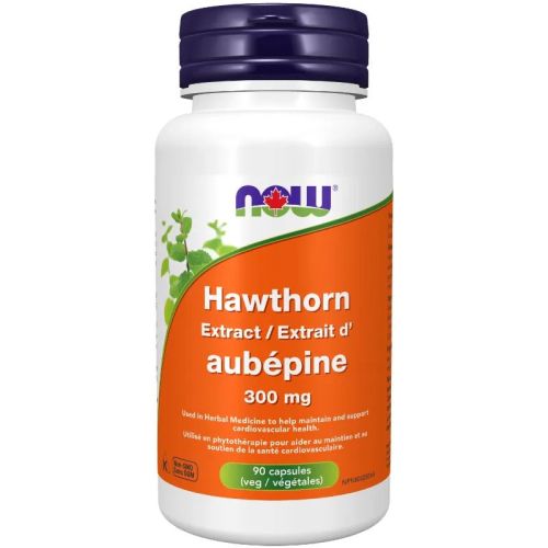Now Foods Hawthorn Extract 300 mg, 90 Veg Capsules