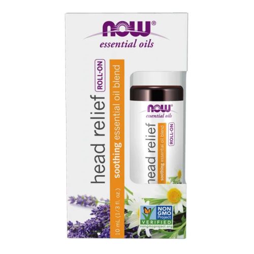 Now Foods Head Relief Essential Oil Blend Roll-On, 10 mL