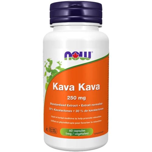 Now Foods Kava Kava Extract 250 mg, 60 Capsules