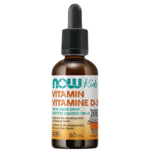 Now Foods NOW Kids™ Vitamin D-3 Liquid Drops, 60mL