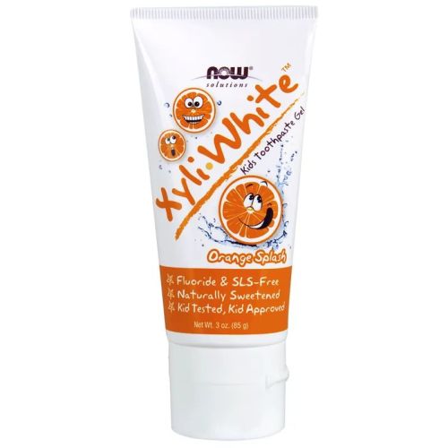 Now Foods Xyliwhite™ Orange Splash Toothpaste Gel for Kids, 85 g