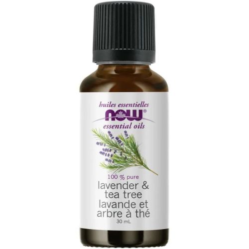 Now Foods Lavender & Tea Tree Oil Blend, 30 mL