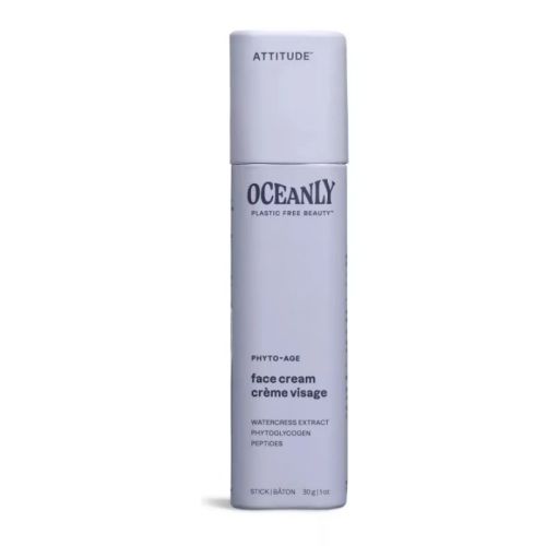 626232160536 Attitude Oceanly Phyto-Age Anti-Aging Solid Face Cream with Peptides, 30 g