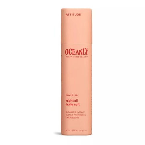 626232160635 Attitude Oceanly Phyto-Oil Nourishing Solid Night Oil with Evening Primrose Oil, 30 g