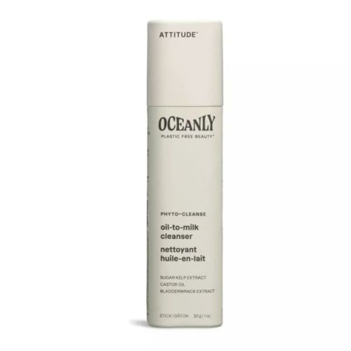 626232160666 Attitude Oceanly Phyto-Cleanse Solid Oil-in-Milk for Sensitive Skin, 30 g
