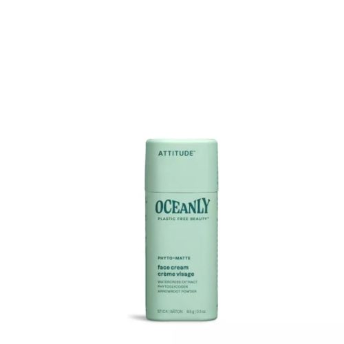 626232160802 Attitude Oceanly Phyto-Matte Solid Matifying Face Cream for Combination Skin, 8.5 g