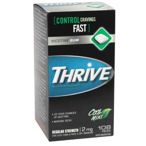 Thrive Nicotine Lozenges, Mint, 2 mg, 108s