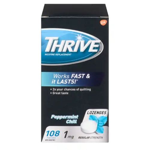 Thrive Nicotine Lozenges, Peppermint Chill, 1 mg, 108s