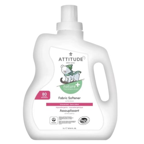 626232121834 Attitude Baby Fabric Softener - Unscented, 2L