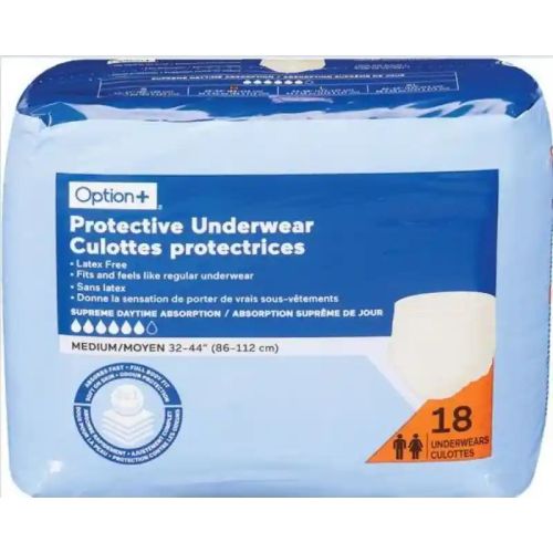 Option+ Protective Underwear Medium Unisex, 18s
