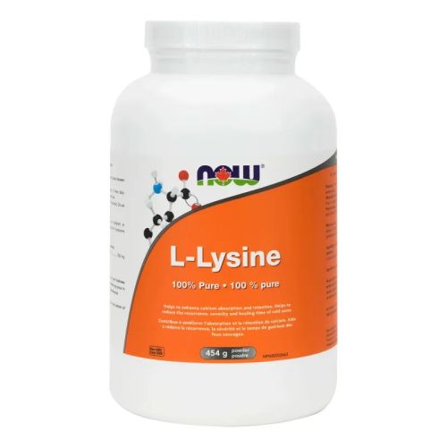 Now Foods L-Lysine Powder, 454g