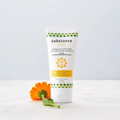 Substance Mom & Baby Unscented Natural Sun Care Creme, 180 mL