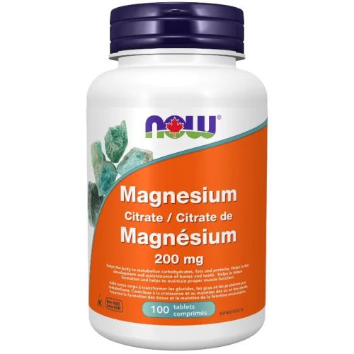 Now Foods Magnesium Citrate 200 mg