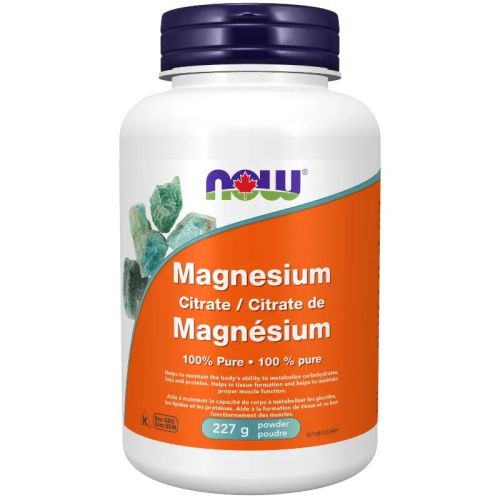 Now Foods Magnesium Citrate, 227g Powder